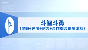 9.斗智斗勇（灵敏+速度+耐力 +合作综合素质游戏）