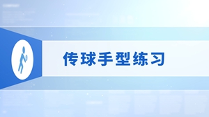 14.传球手型练习