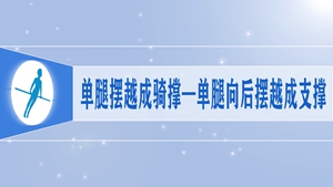 17单腿摆越成骑撑-单腿向后摆越成支撑