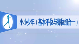 47小小少年（基本手位与脚位组合一）