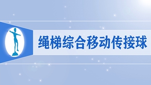 44绳梯综合移动传接球