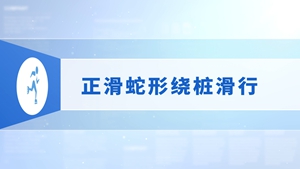 42.正滑蛇形绕桩滑行