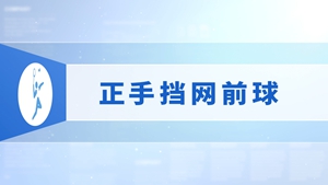 15.正手挡网前球